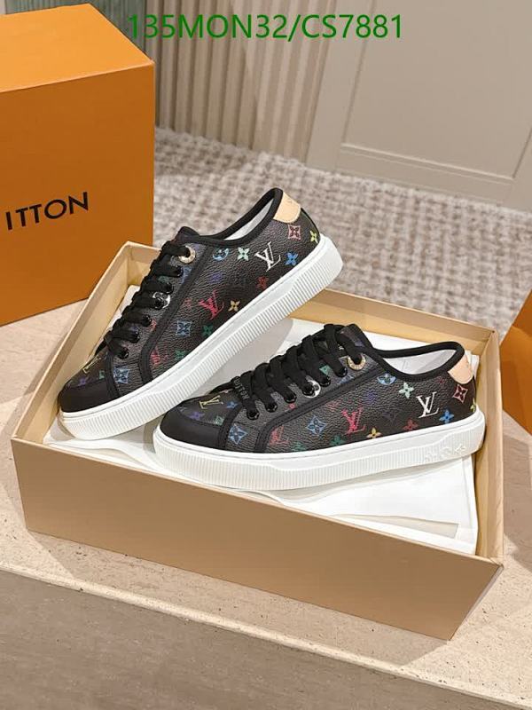 Louis Vuitton Women's Monogrammed Leather Low-Top Sneakers, Black, Size EU35-40 7 Louis Vuitton Women's Monogrammed Leather Low-Top Sneakers, Black, Size EU35-40