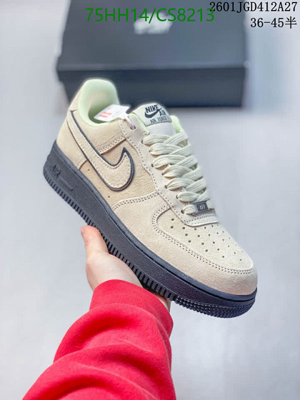 Nike Air Force 1 Low Retro Men's Shoes Beige Black CS8213, Unisex EU36-45