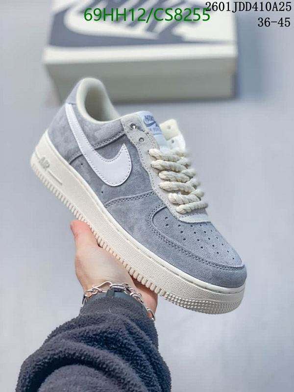 Nike Air Force 1 '07 Premium Grey Suede Casual Shoes Unisex Size EU36-45