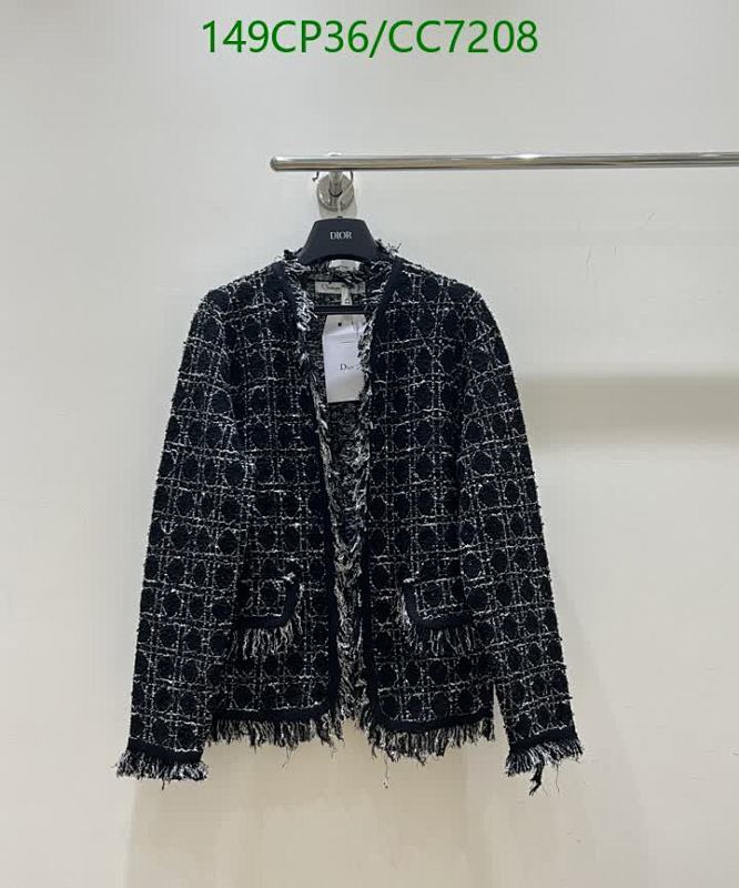 Dior Black & White Tweed Jacket, Classic Design, Women's Clothing