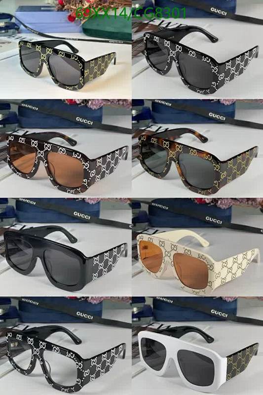 Elegant Gucci CG8301 Sunglasses - Stylish Shades with Iconic Logo Design