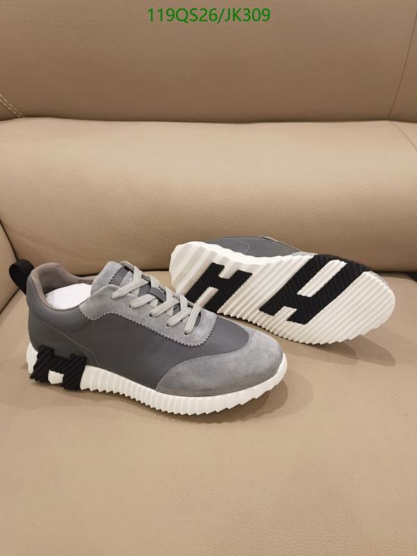 Hermès Women's Gray Sneakers Cowhide & Sheepskin EU35-45 Unisex Style