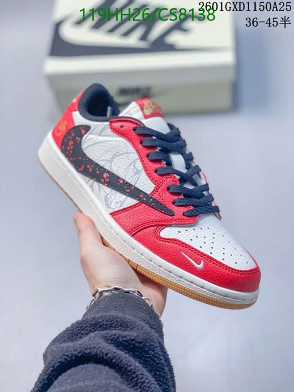 Air Jordan Women's CS8138 Low-Top Sneakers - Red/White, EU36-45, Unisex