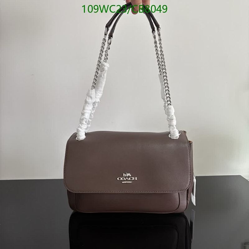 Coach Leather Shoulder Bag, 28.5cm x 19cm x 8.5cm - Elegant & Versatile