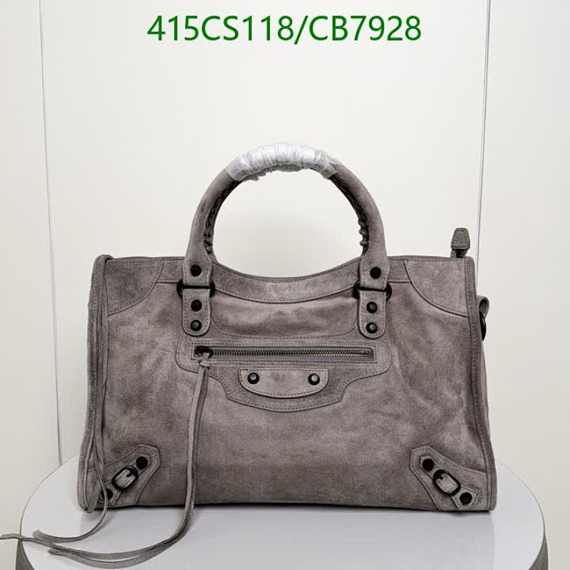 Balenciaga Gray Genuine Leather City Bag - Iconic Style & Premium Quality