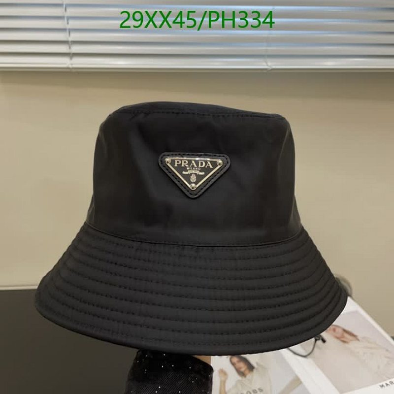 Prada Black Nylon Bucket Hat Classic Design, Comfortable and Stylish Hat