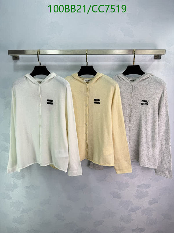 Miu Miu Knitted Hoodie: Lightweight, Comfortable, and Stylish - Perfect for Layering