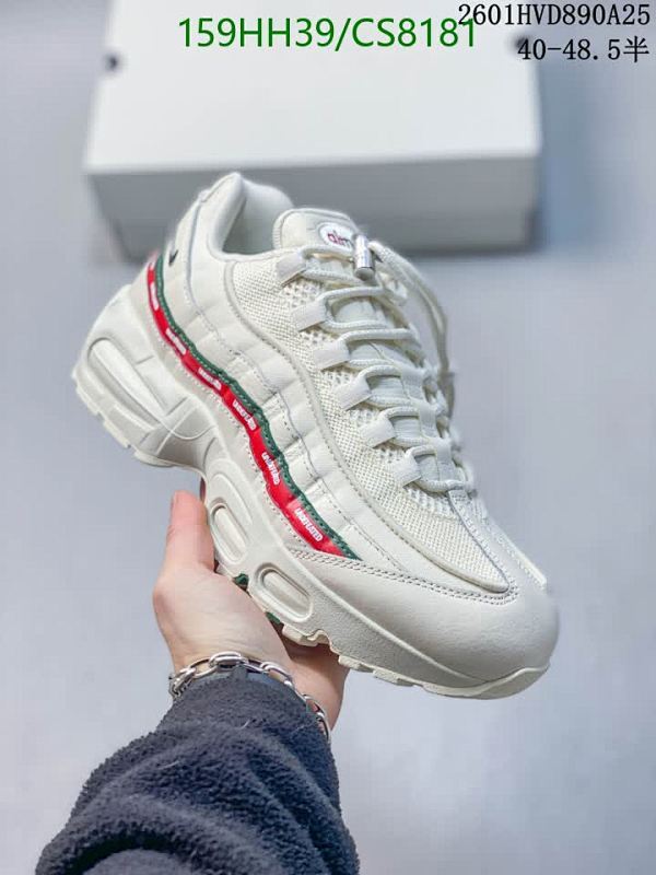 Nike Air Max 95 Sneakers - White, Undefeated Collaboration, Men's Shoes