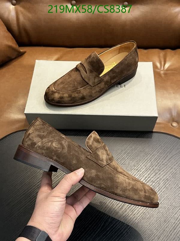 Brunello Cucinelli Men's Suede Leather Loafers - EU38-46 Handmade in Italy