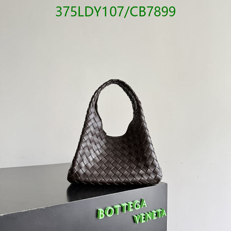 Bottega Veneta Women's Medium Hobo Bag in Dark Brown Intrecciato Leather