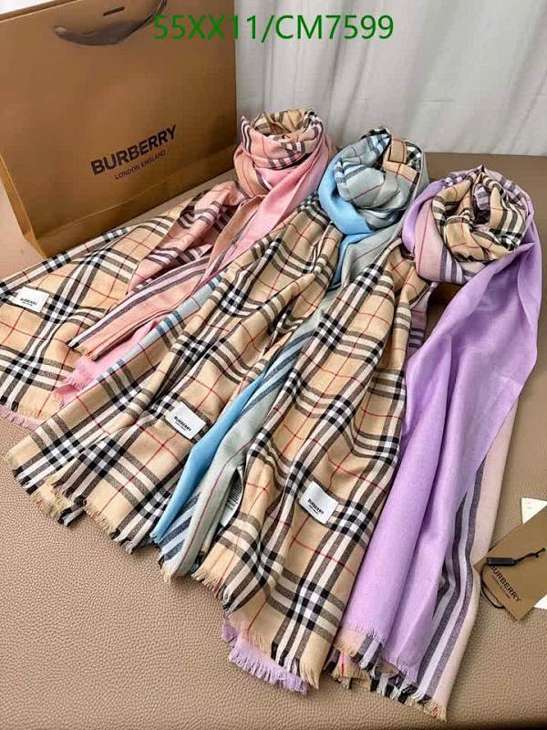 Burberry Classic Check Cashmere Scarf 220-70CM
