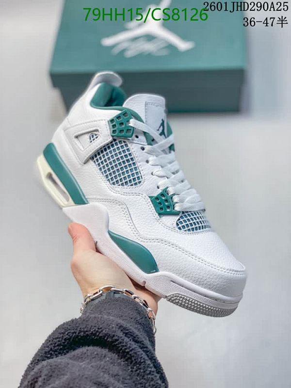 Air Jordan 4 Retro 'Seafoam Green' Women's Shoes Unisex Size EU36-47