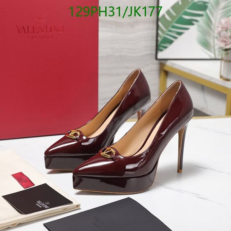 Valentino Women's Burgundy Patent Leather Platform Pumps - Size EU35-42