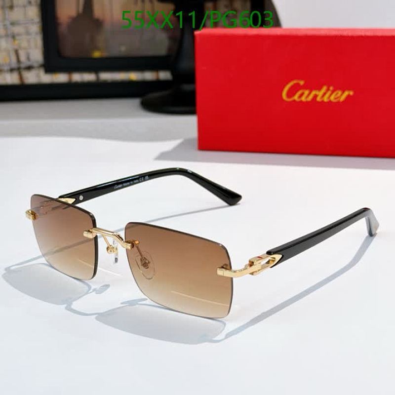 Elegant Rimless Sunglasses With Brown Gradient Lenses, Gold Hardware, and Black Temples