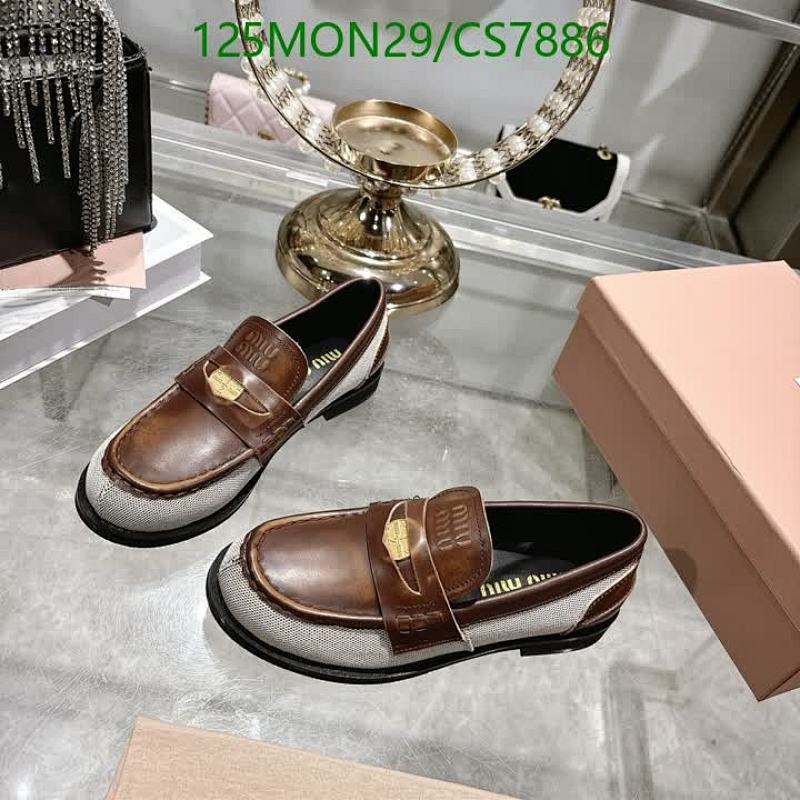 Miu Miu Women's Leather Loafers - Classic Style, Comfortable Fit (EU 34-40)