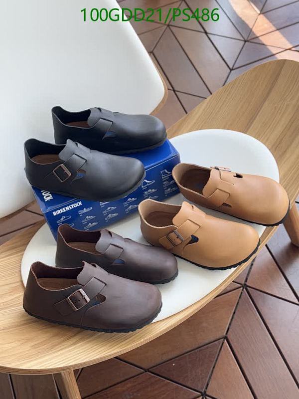 Birkenstock Unisex Leather Clogs with Adjustable Buckle - EU35-45