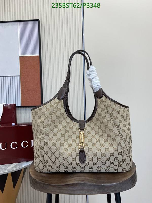 Gucci Jackie 1961 Small Hobo Bag Beige Canvas and Leather, 35x28x15CM