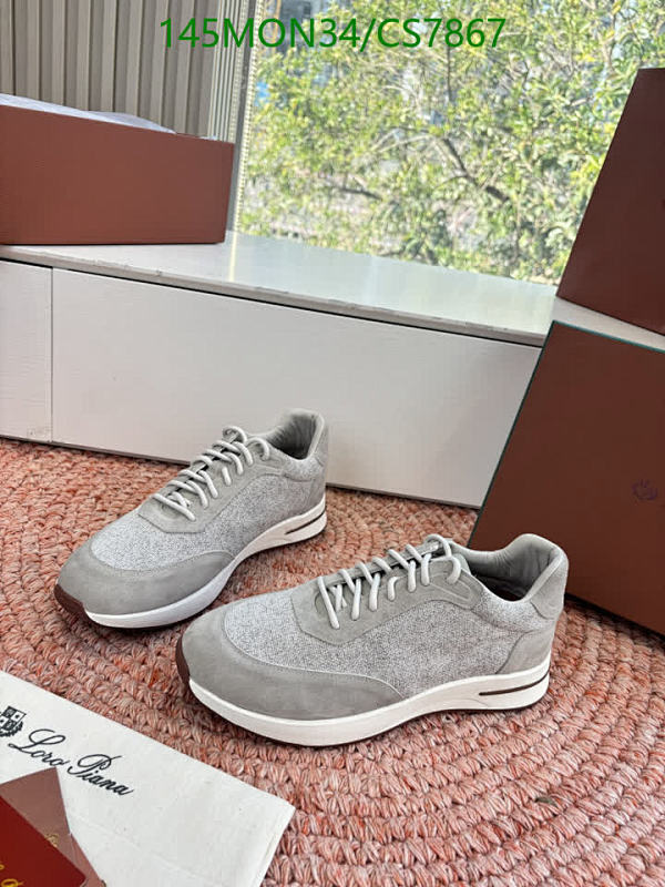 Loro Piana Men's Wool and Cowhide Sneakers - Style and Comfort Combined