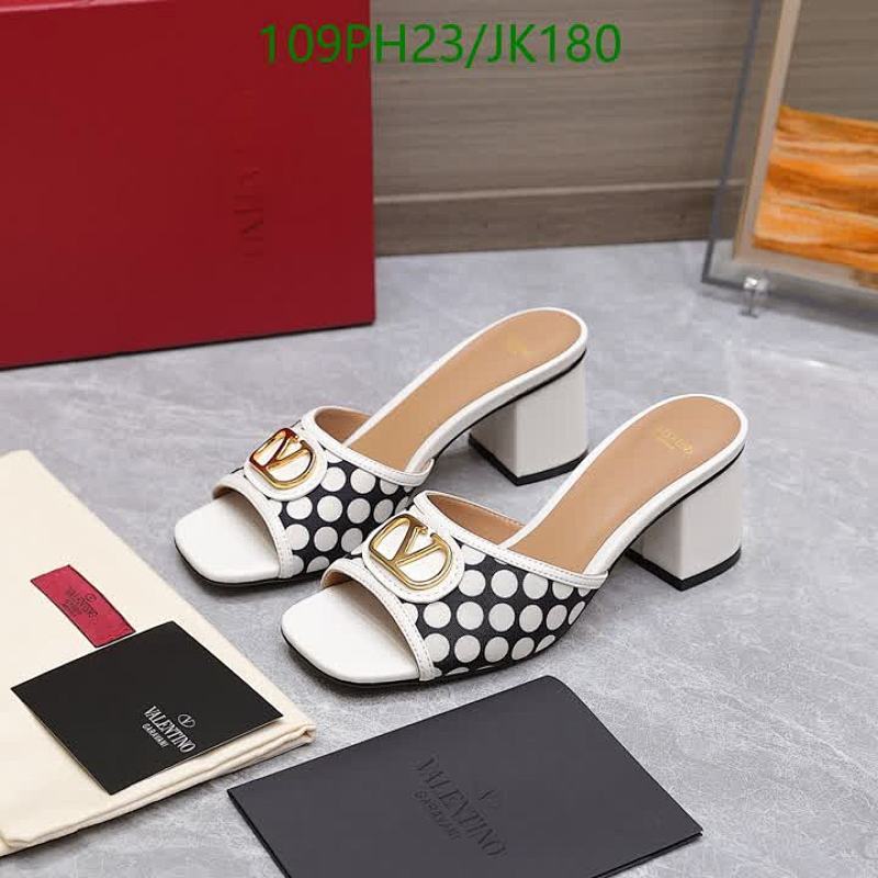 Valentino Women's Polka Dot Block Heel Sandals - Stylish EU35-42 Comfort