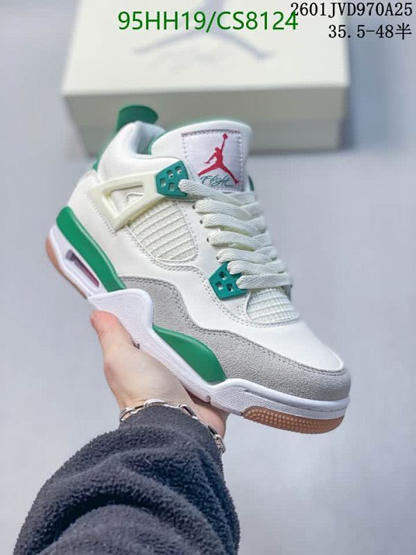 Air Jordan 4 Retro 'Pine Green' Women's Shoes, CS8124 - Unisex, EU36-48