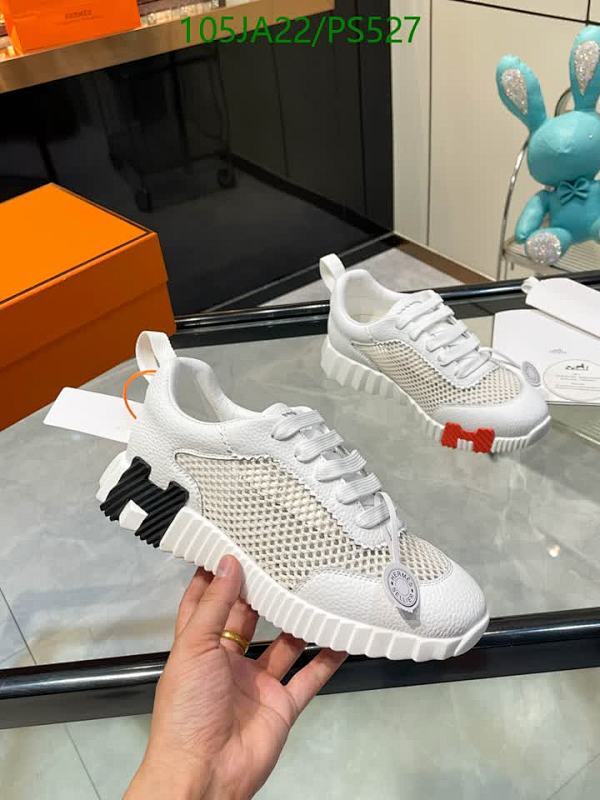 Hermès Men's White Sheepskin Leather Lace-Up Sneakers - Size EU35-46