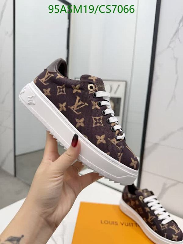 Louis Vuitton Women's Monogram Canvas Casual Sneakers - Size EU34-45
