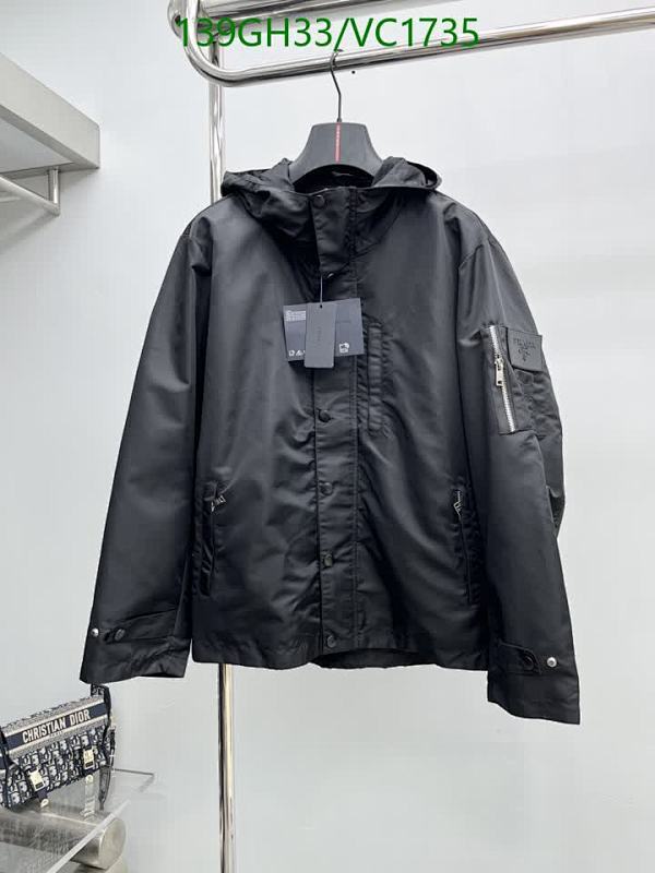 Prada Men's Stylish Black Hooded Jacket - Lightweight & Durable Outerwear