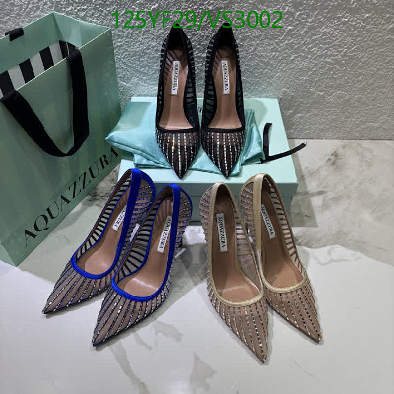 Aquazzura Women's Tequila Pump 105: Crystal-Embellished Mesh & Leather Heels