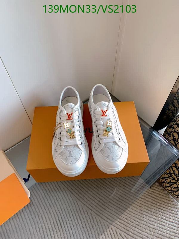 Louis Vuitton Women's Monogram Canvas Sneakers - Stylish White Low-Top Shoes 43 Louis Vuitton Women's Monogram Canvas Sneakers - Stylish White Low-Top Shoes
