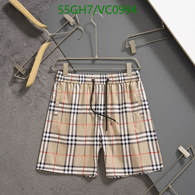 Burberry Men's Classic Check Beach Shorts - Lightweight Polyester Fiber