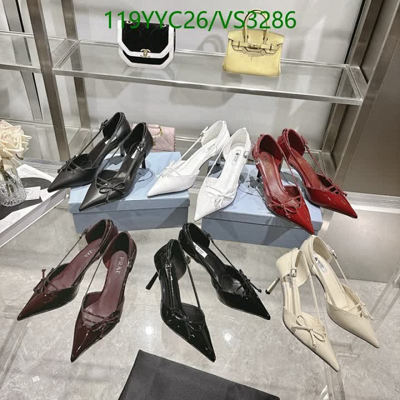 Products 7 Prada Women's Patent Leather Pointed Toe High Heels with Bow Detail, 7.5CM