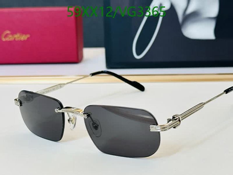 Cartier Rimless Rectangle Sunglasses - Premium Designer Eyewear for Men & Women