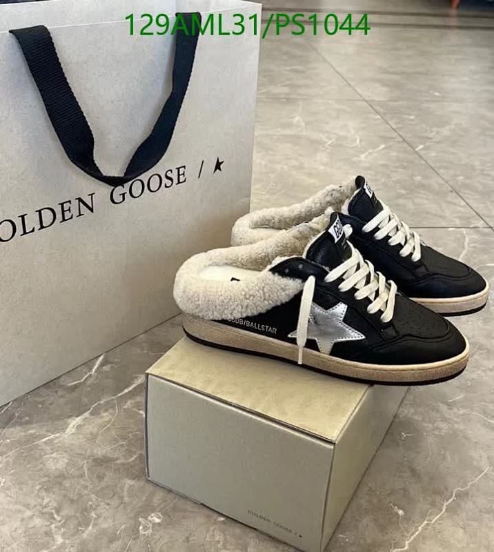 Golden Goose Women's Shearling Lined Sneakers - Calfskin Leather & Wool Comfort