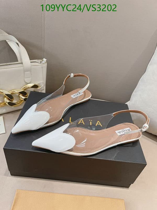 Products 2 ALAÏA Women's Clear Patent Leather Slingback Flats - Elegant & Comfortable