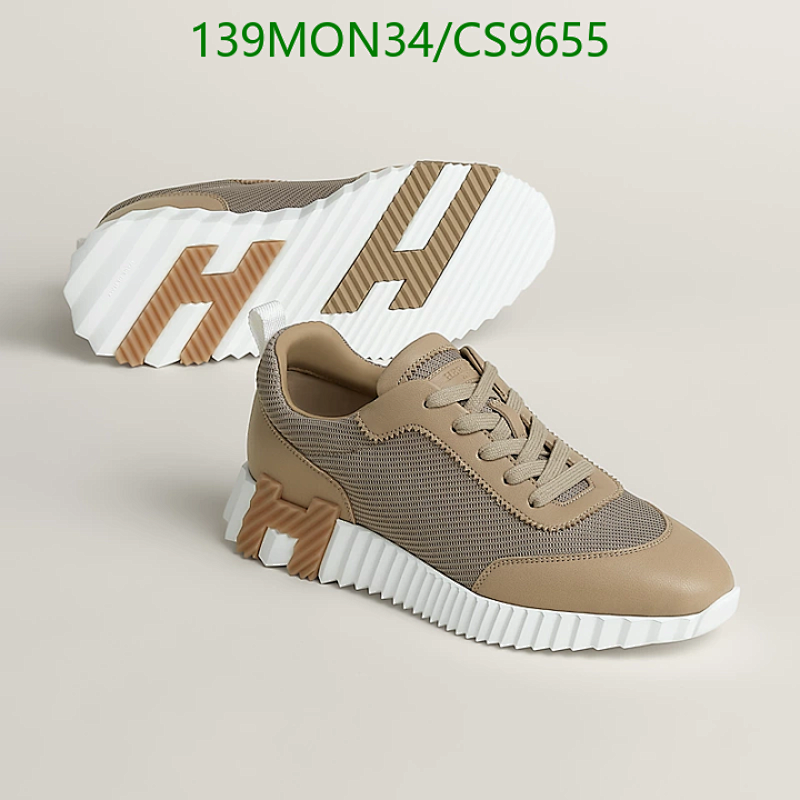 Hermes Women's Genuine Leather & Mesh Breathable Casual Sneakers