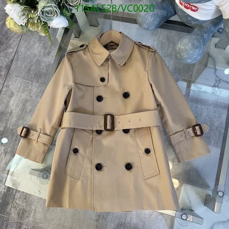 Burberry Kids' Classic Double-Breasted Trench Coat - Cotton Blend Outerwear