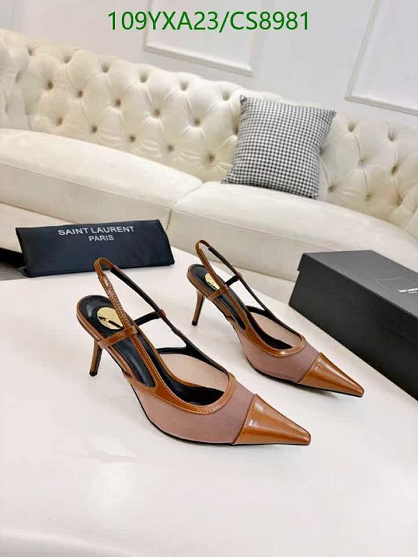 Yves Saint Laurent Women's Slingback Heels - Genuine Leather Sole