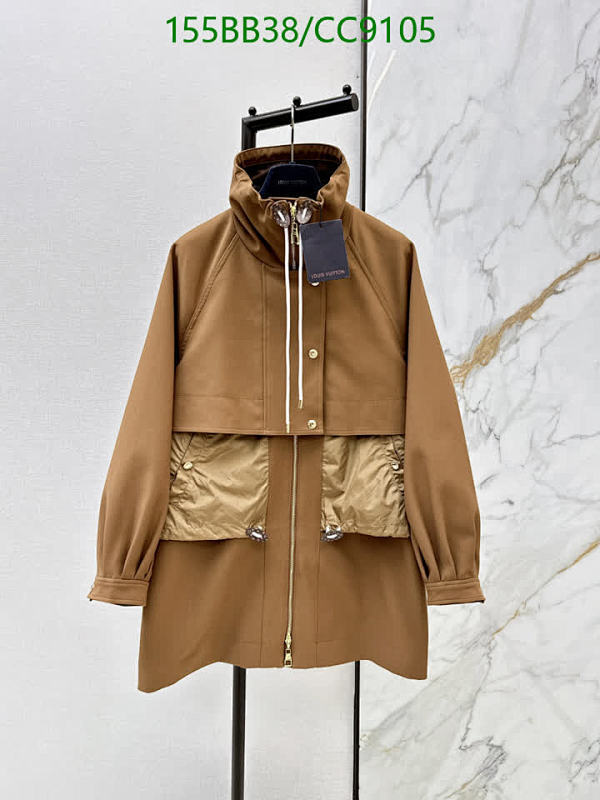 Louis Vuitton Women's Brown Polyester Fiber Jacket - Stylish & Versatile Outerwear