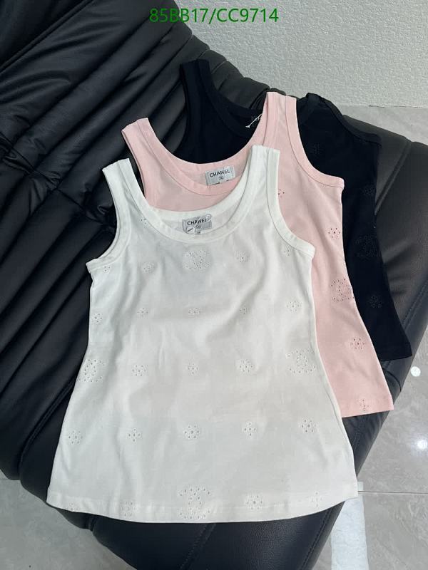 Chanel Women's Cotton Tank Tops - Available in White, Pink & Black