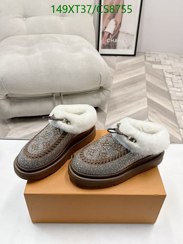 Louis Vuitton Women's Wool Lined Mules - Cozy & Stylish Footwear