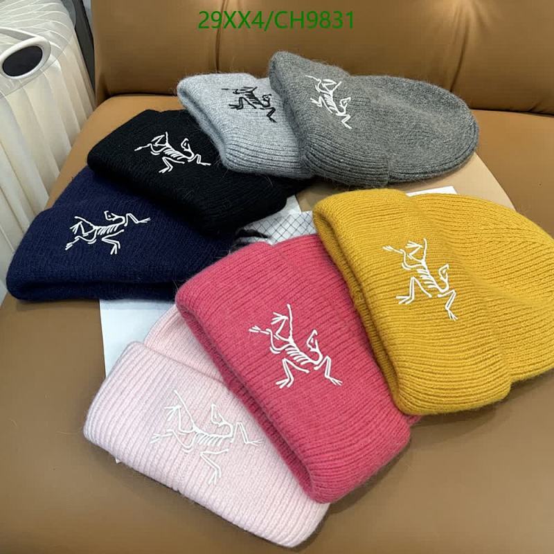 Arcteryx Ribbed Knit Beanie Hat with Embroidered Logo - Warm & Stylish