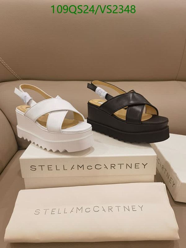 Stella McCartney Women's Platform Wedge Sandals - Sheepskin & Cowhide