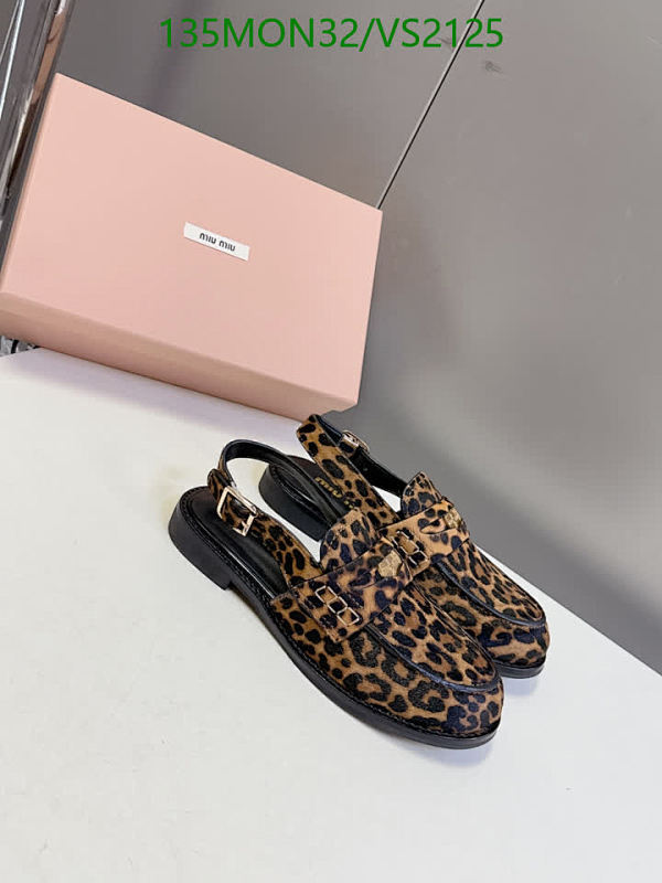 Miu Miu Women's Leopard Print Slingback Loafers - Sheepskin & Cowhide 6 Miu Miu Women's Leopard Print Slingback Loafers - Sheepskin & Cowhide