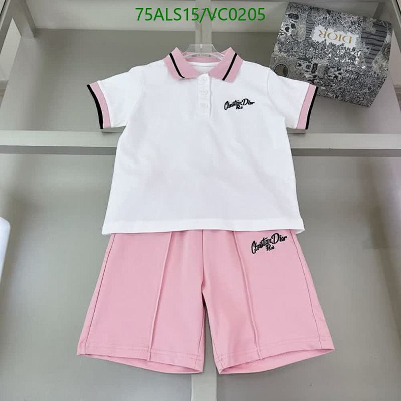 Christian Dior Kids Cotton Polo Shirt & Shorts Set