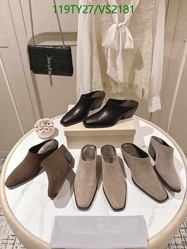 Brunello Cucinelli Women's Luxurious Leather Mules - Elegant & Comfortable