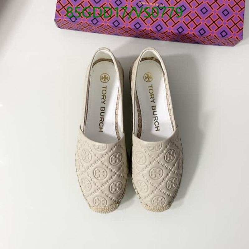 Tory Burch Women's Espadrille Flats - Quilted Sheepskin Slip-On Shoes