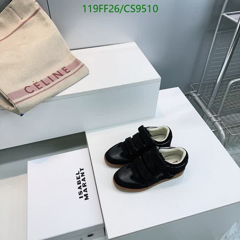 Isabel Marant Women's Black Calfskin Suede Sneakers - EU 35-40