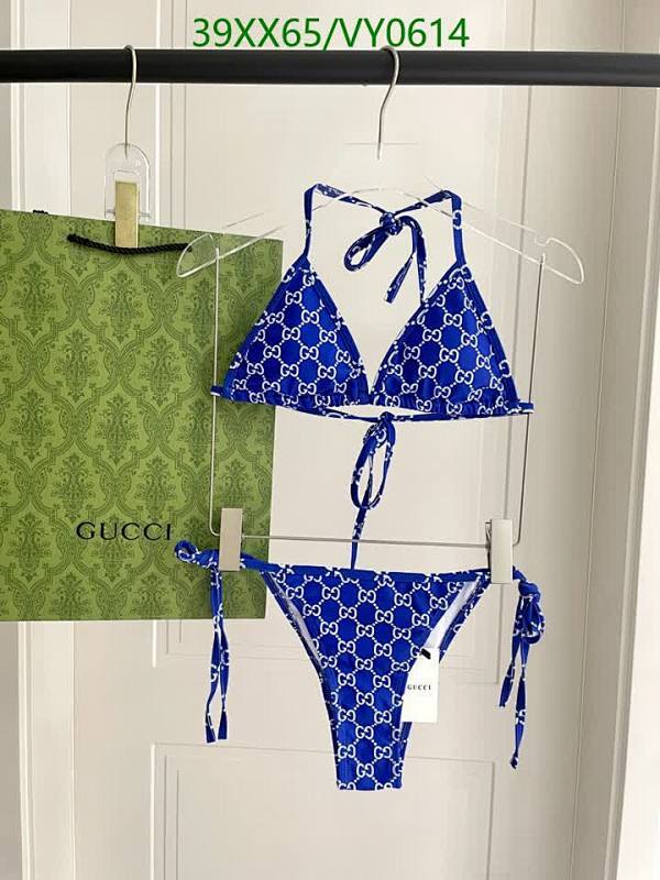 Gucci Women's GG Monogram Bikini Set - Stylish Blue Two-Piece Swimsuit