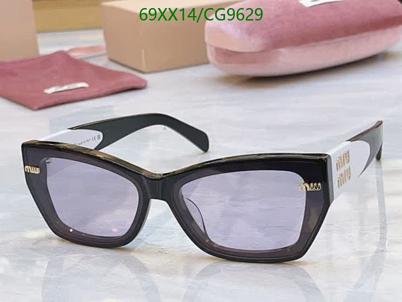 Miu Miu Women's Cat-Eye Sunglasses - Black Acetate Frame with Purple Lenses