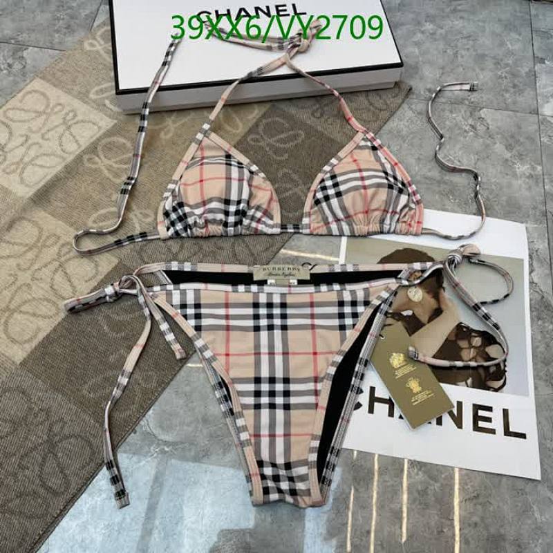 Burberry Vintage Check Triangle Bikini Set - Iconic Design for Stylish Swimmers